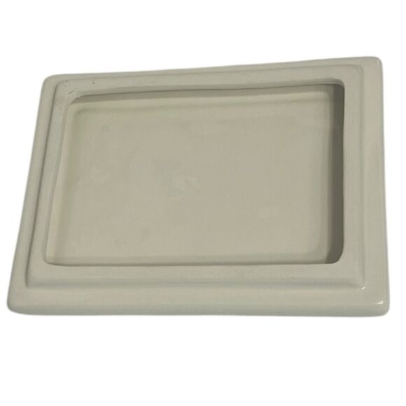 Rae Dunn Jewelry Box Ceramic White Artisan Lid Organizer Gift Discontinued - Picture 11 of 11